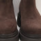 Womens OFFICE Archie Chunky Chelsea Ankle Boots Brown Suede UK Size 6
