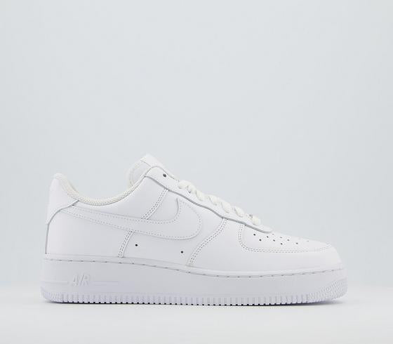 Nike Air Force 1 07 White Trainers UK Size 8