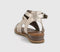 Womens Blowfish Malibu Balana Sandals Cloud Metallic