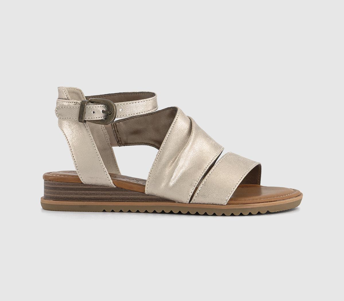 Womens Blowfish Malibu Balana Sandals Cloud Metallic