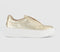 Office Farrah Platform Slip Ons Gold