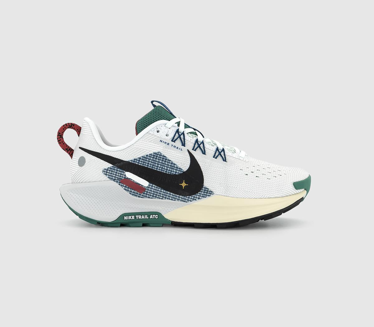 Nike Reactx Pegasus Trail 5 White Black Court Blue Cedar Uk Size 5