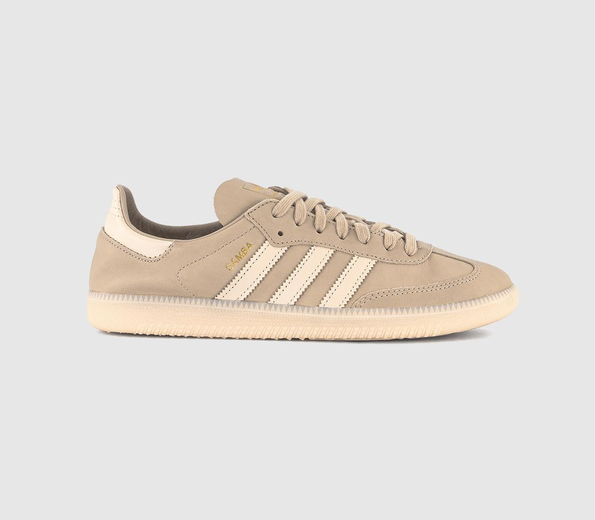 adidas Samba Decon Trainers Magic Beige Sand Strata Gold Metallic