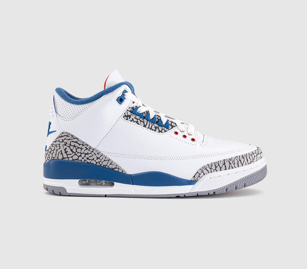 Jordan Air Jordan 3 Retro 'True Blue' White Multi Color