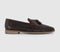 Mens OFFICE Clapham Tassel Woven Loafers Brown Leather - OFFCUTS SHOES by OFFICE