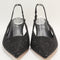 Womens OFFICE Madison Point Court Kitten Heels Black Embellished