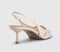 Womens OFFICE Madison Point Court Kitten Heels Pink Lace