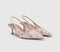 Womens OFFICE Madison Point Court Kitten Heels Pink Lace