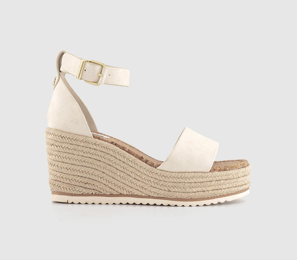 Womens Earthaddict Hebe Espadrille Wedges Off White