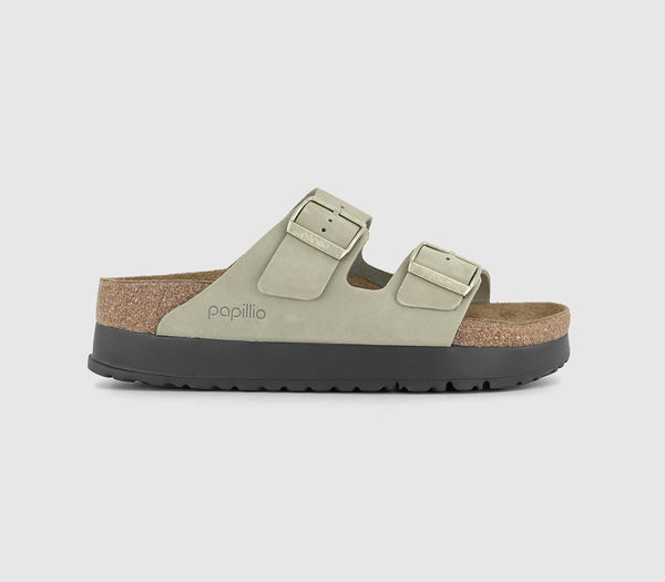 Womens Birkenstock Arizona Platform Flex Eucalyptus