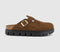 Womens BIRKENSTOCK Boston Chunky Clogs Dark Tea