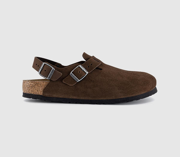 Womens BIRKENSTOCK Tokio Clogs Carafe Suede
