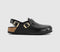 Womens BIRKENSTOCK Tokio Clogs Black Amalfi Hex