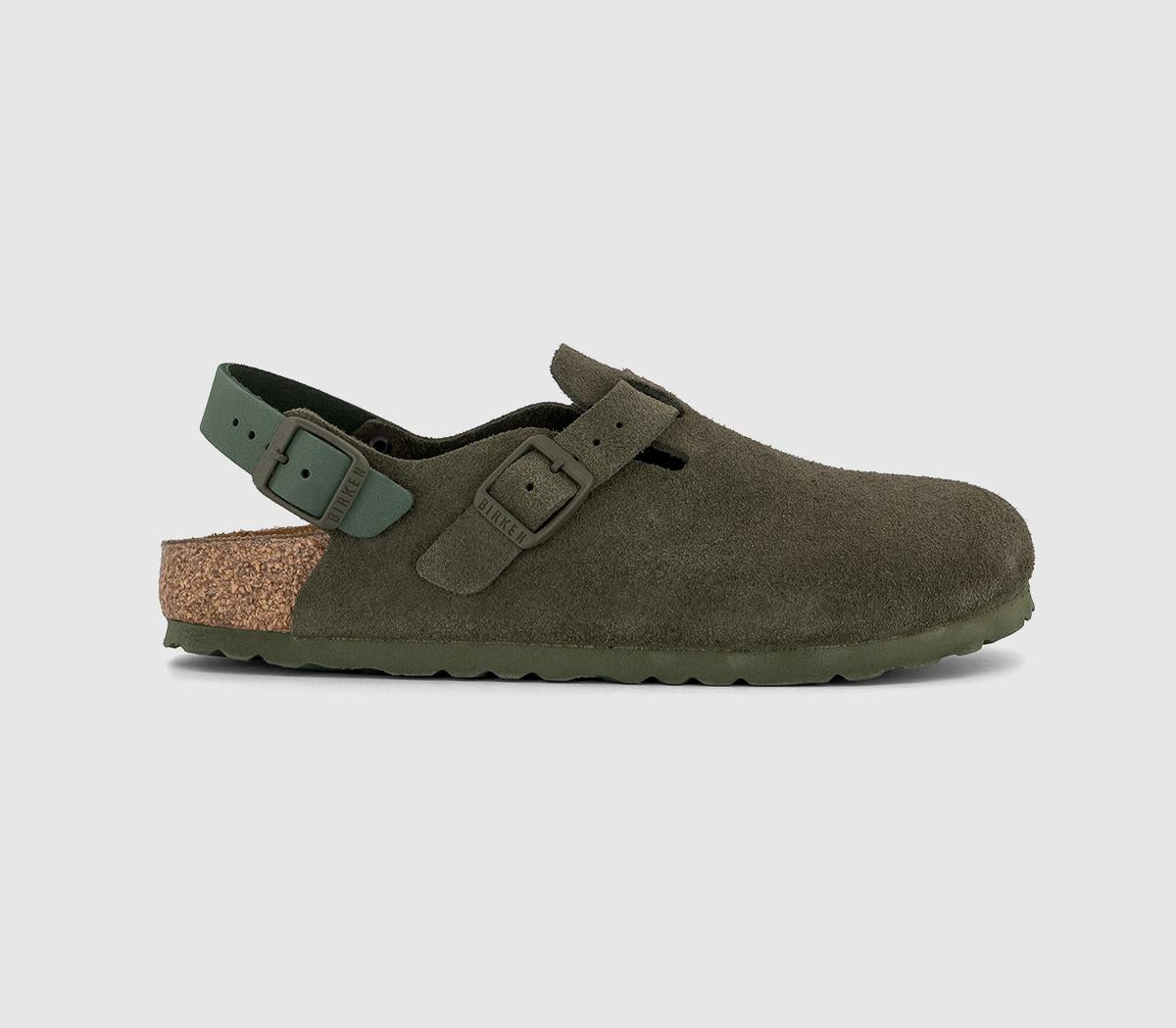 Womens BIRKENSTOCK Tokio Clogs Thyme - OFFCUTS SHOES by OFFICE