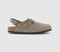 Womens BIRKENSTOCK Tokio Clogs Taupe Suede