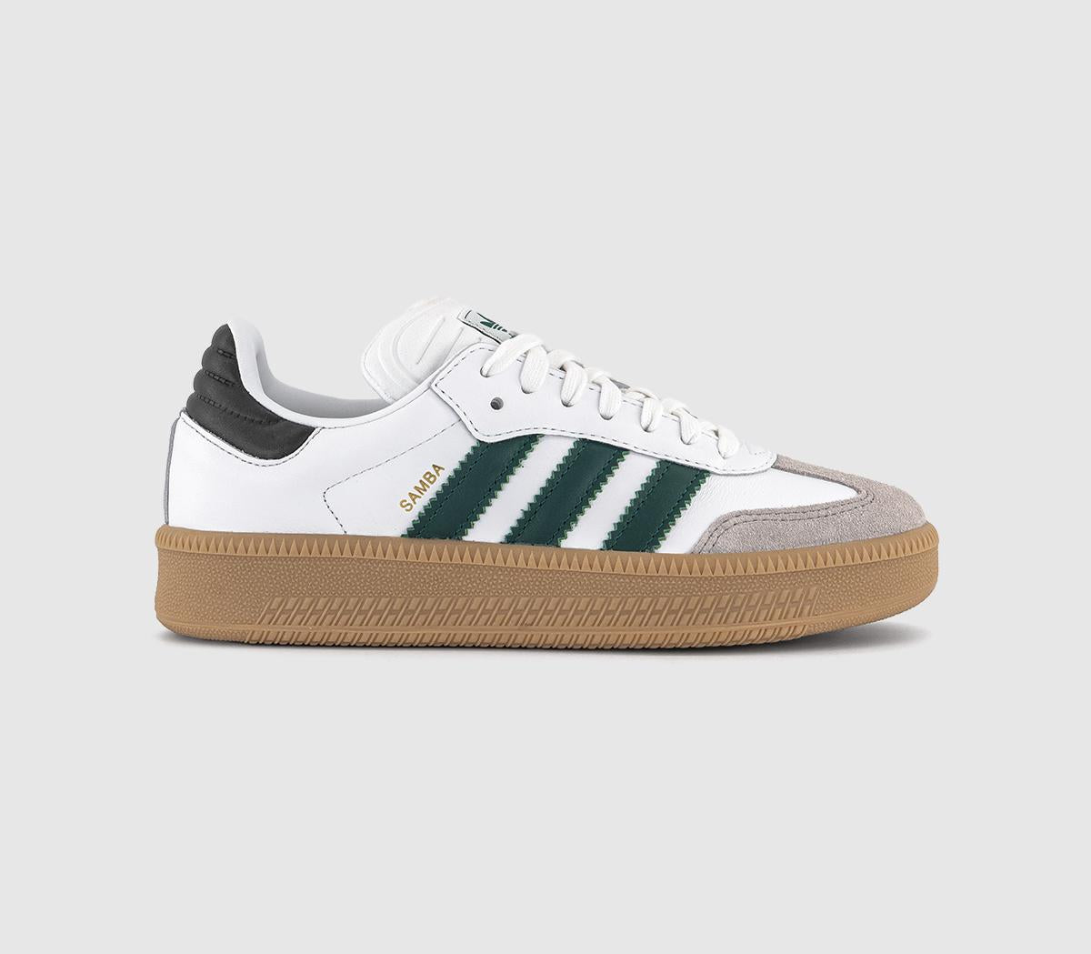 adidas Samba XLG Trainers White Collegiate Green Pantone