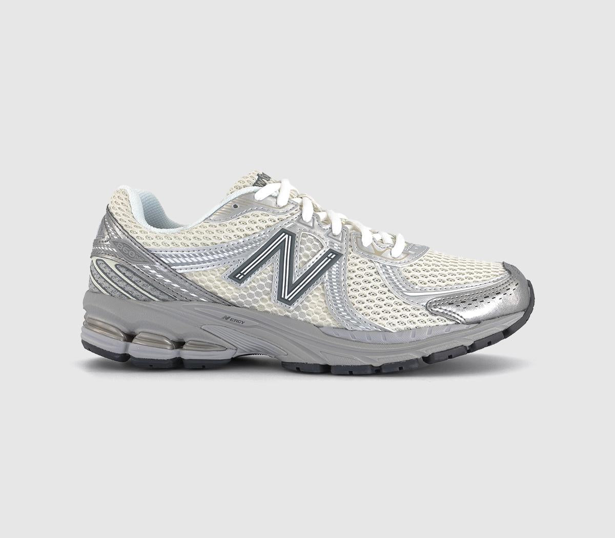 New Balance 860V2 Trainers White Silver