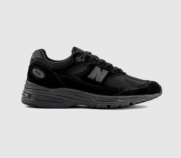 New Balance 991V2 Trainers Black Mono