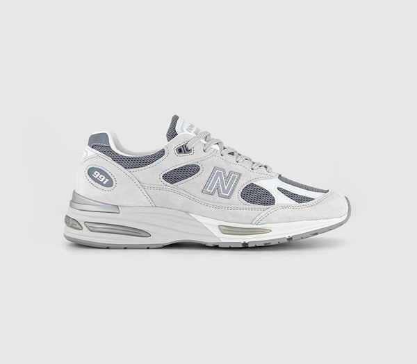  New Balance 991 V2 Grey White Grey Uk Size 8