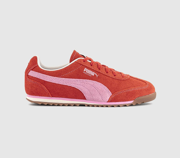  Puma Arizona Trainers Red Pink Uk Size 4