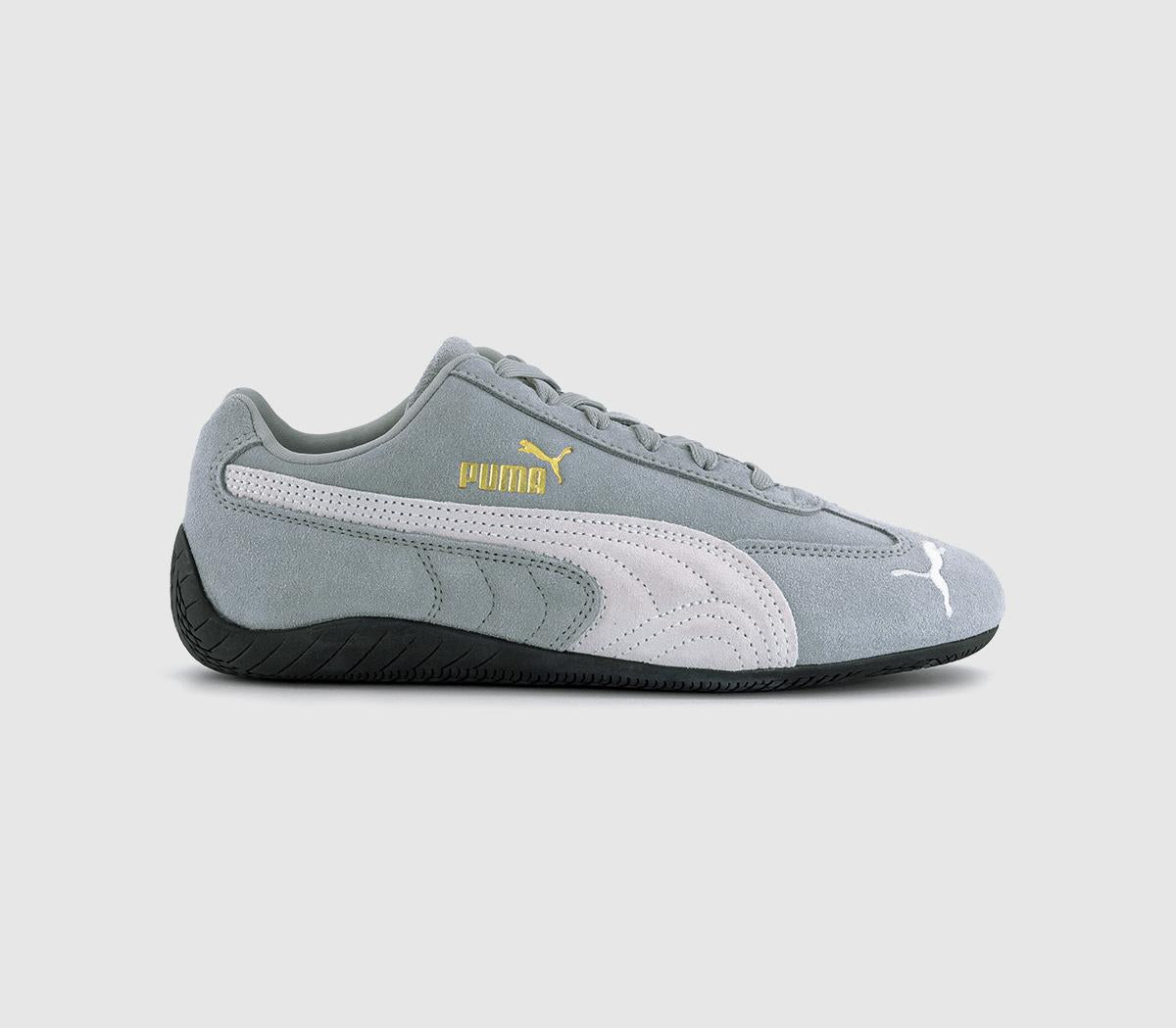 Mens Puma Speedcat Og Trainers Cool Mid Grey White Uk Size 6