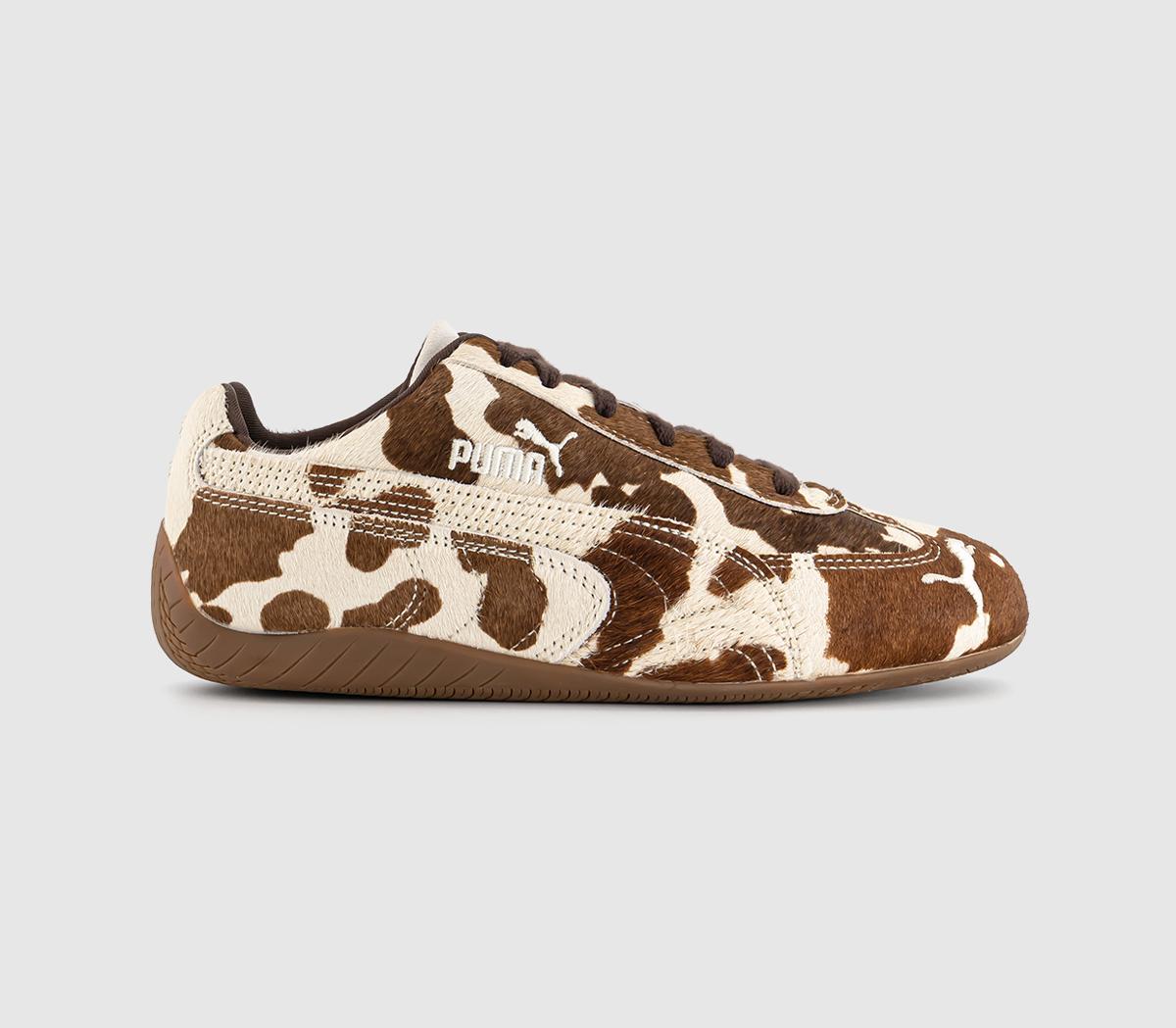 PUMA Speedcat OG Trainers Cow Print Brown