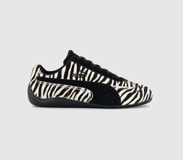  Puma Speedcat Trainers Zebra Pony Warm White Puma Black Uk Size 4
