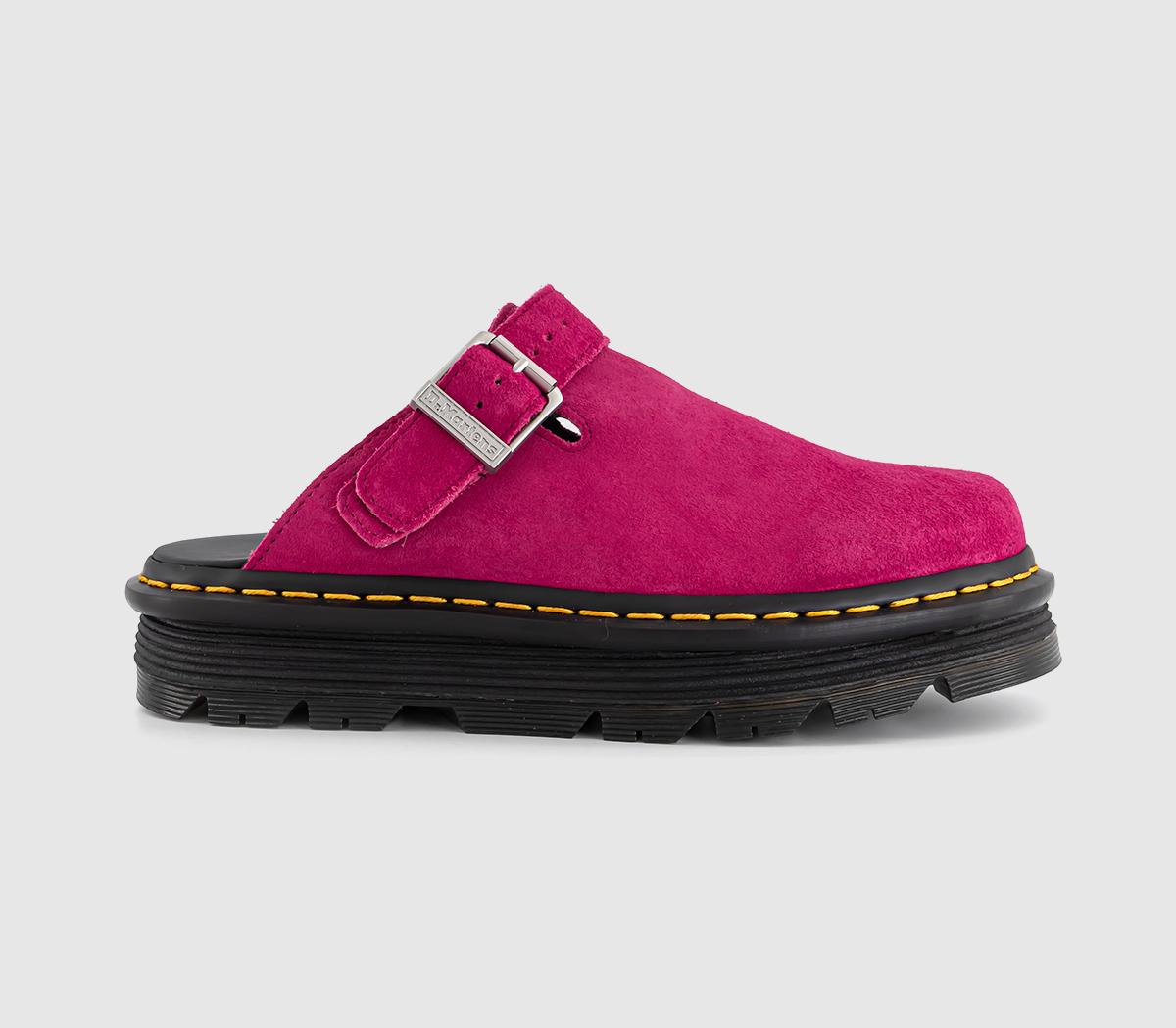 Womens Dr. Martens Zebzag Mules Fuchsia Pink Uk Size 7