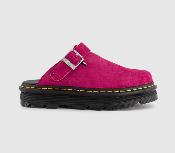 Womens Dr. Martens Zebzag Mules Fuchsia Pink