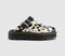 Womens Dr. Martens Zebzag Mules Dalmation Hair On