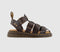 Womens Dr. Martens Garin Sandals Bracken Brown