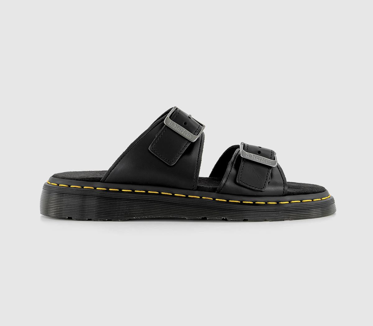 Mens Dr. Martens Josef Sandals Black