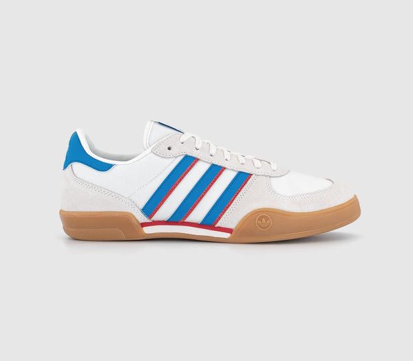 adidas Squash Indoor Core White Bright Clue Gum Uk Size 7