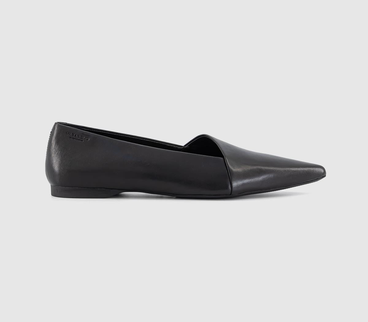 Womens Vagabond Shoemaker Hermine Ballet Flat Black