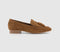 Womens Office Fond Tassel Loafers Tan Suede