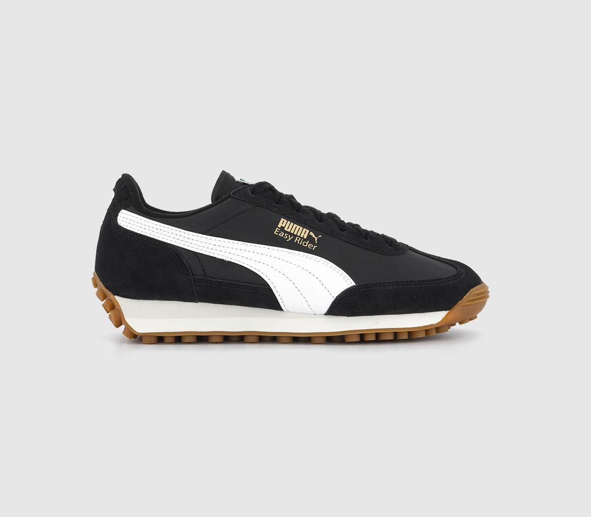 Black and white puma shoes best sale