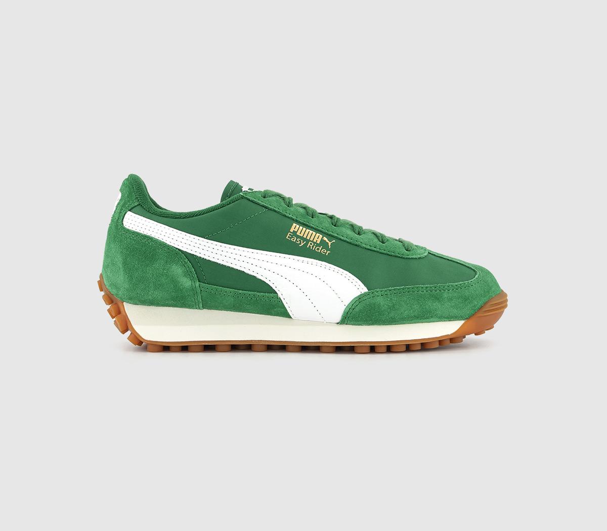 Puma Easy Rider Vintage Trainers Archive Green Puma White