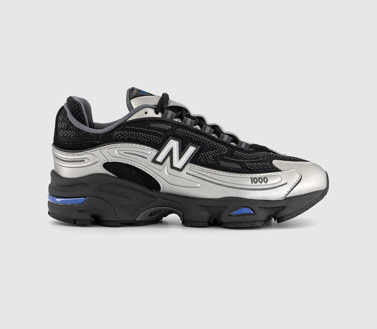 New Balance 1000 Trainers Black Silver