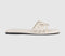 Womens Office Sawyer Stud Embellished Slides White