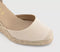 Womens OFFICE Marmalade Ankle Tie Espadrille Natural Canvas - OFFCUTS SHOES by OFFICE