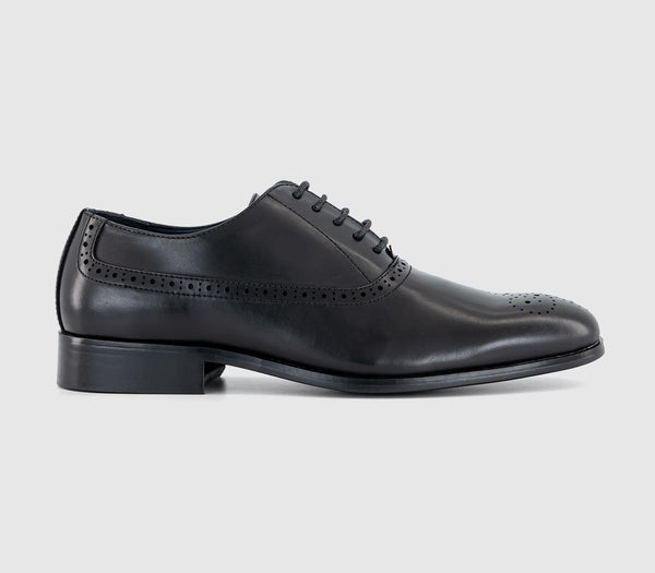 Mens Office Mars 5 Eye Oxford Shoes Black