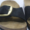 Womens BIRKENSTOCK Madrid Big Buckle Sandals Black Nubuck UK Size 5.5 EU39
