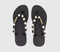 Womens Havaianas Slim Stylish Flip Flops Black