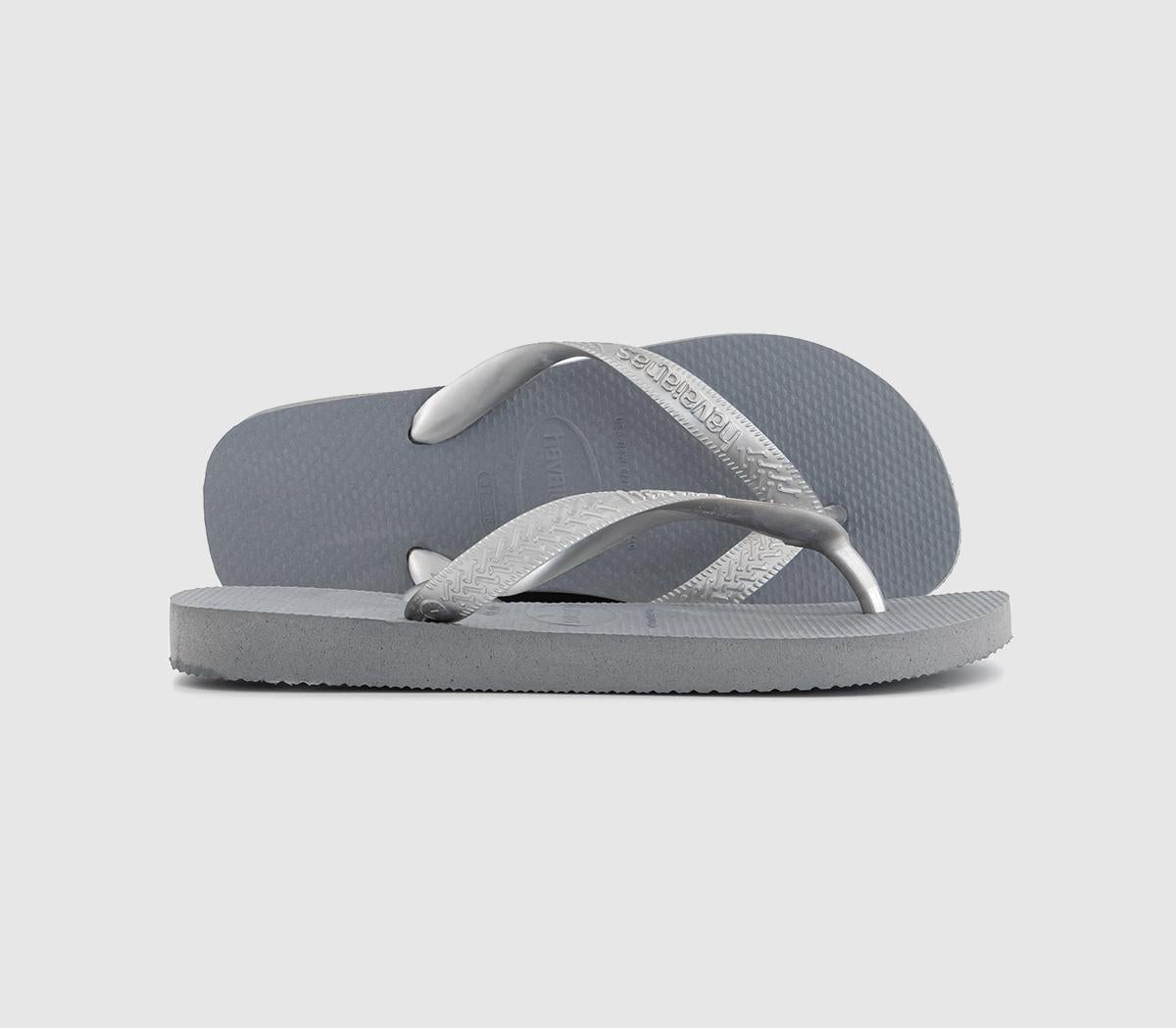 Womens Havaianas Top Tiras Steel Grey