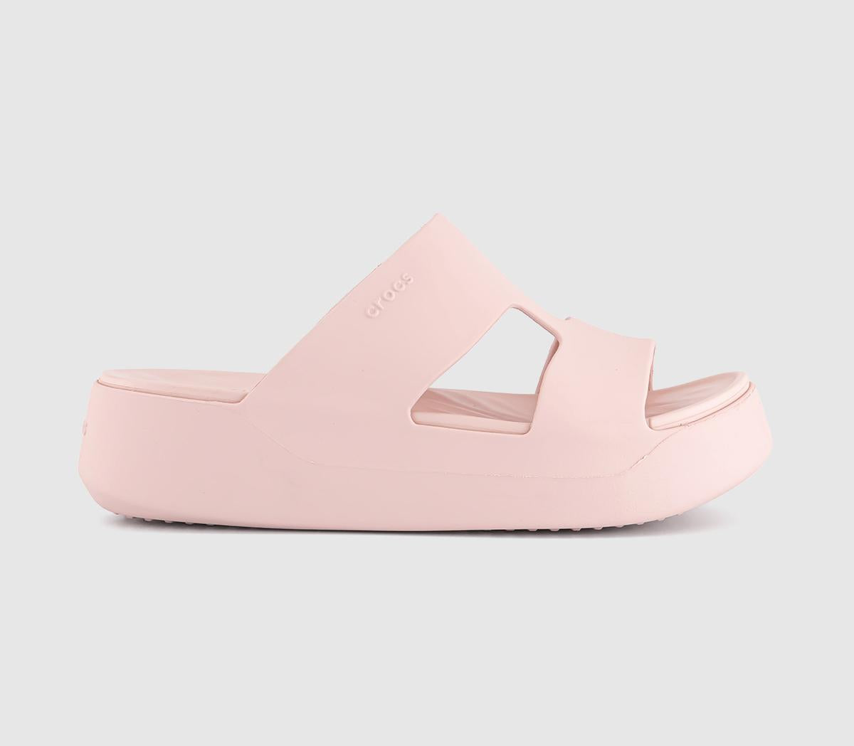 Womens Crocs Getaway H Strap Sandals Quartz