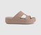 Womens Crocs Getaway H Strap Sandals Latte