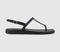 Womens Crocs Miami Thong Flip Flops Black