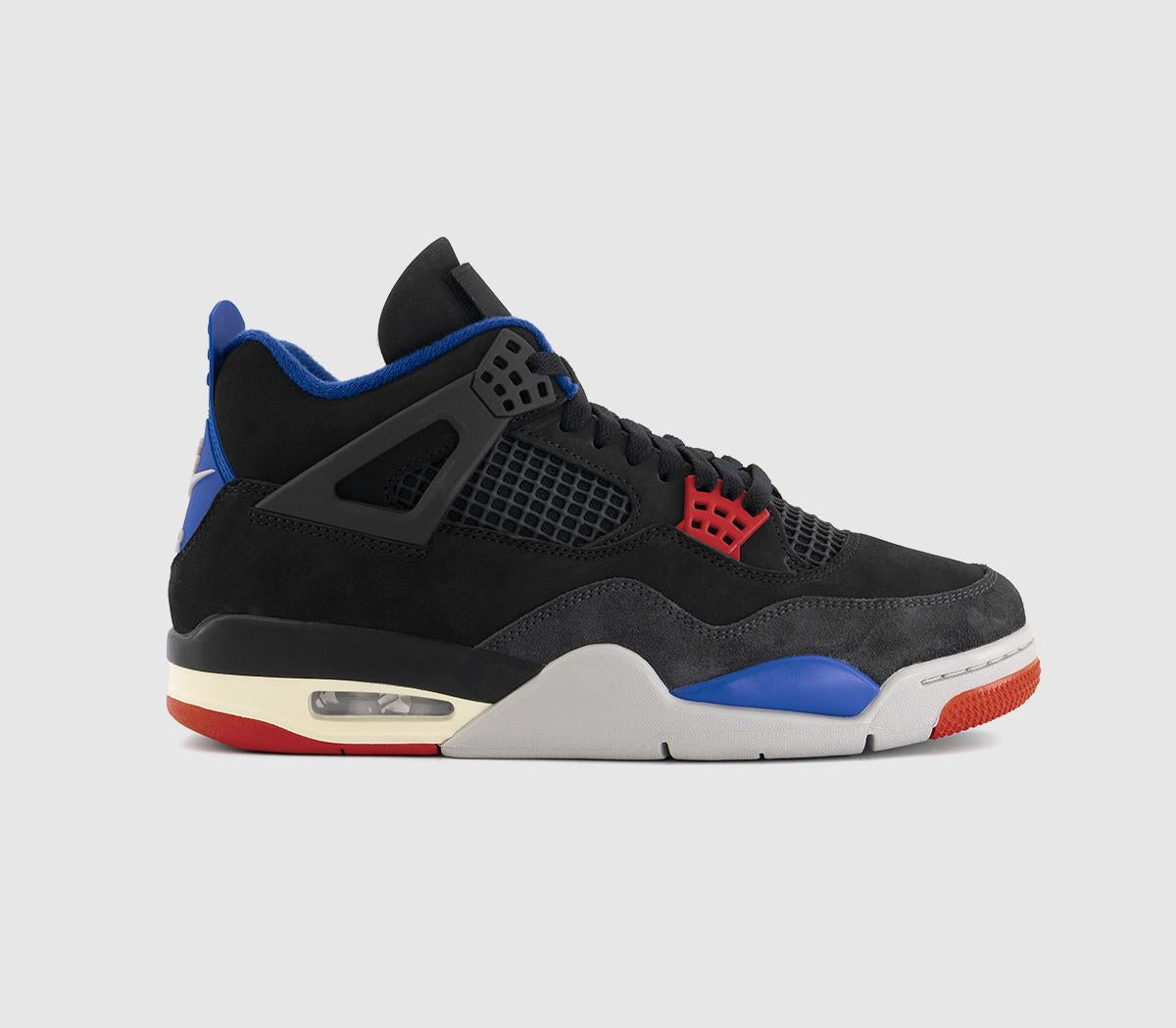 Jordan Air Jordan 4 Retro Black Fire Red Deep Royal Blue