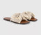 Womens OFFICE Skye Bow Detail Slides Off White