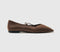 Womens ALOHAS Sway Ballet Pumps Chestnut Brown - OFFCUTS SHOES by OFFICE